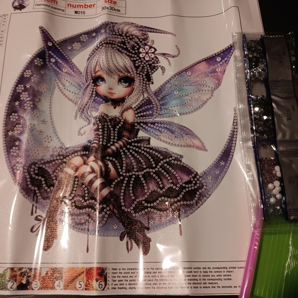 Fairy Princess Diamond Paint Kit 30x30